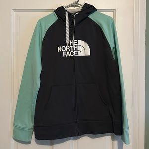 Mint and gray hoodie